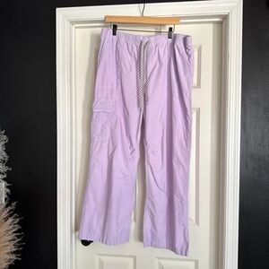 Aerie Baggy Cargo Skater Pant in Lilac Purple
 size XL